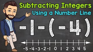 Subtracting Integers Using a Number Line  Math with Mr J [upl. by Danyette]