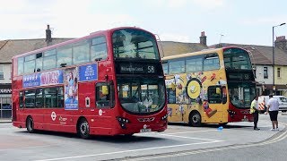 London Buses  Route 58  Walthamstow to East Ham [upl. by Isabel]