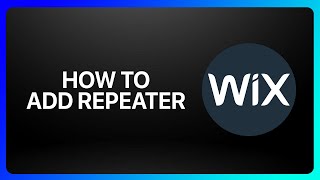 How To Add Repeater In Wix Tutorial [upl. by Ahseer]