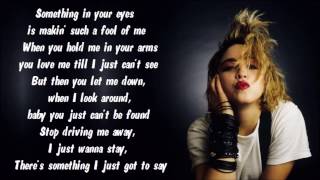 Madonna  Borderline Karaoke  Instrumental with lyrics on screen [upl. by Notserk]