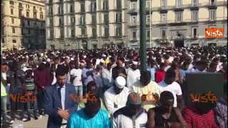 Napoli i musulmani in preghiera per la Festa del Sacrificio [upl. by Bari]