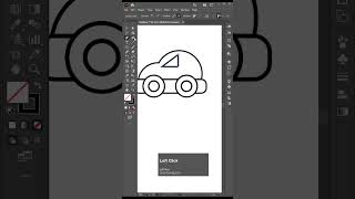 How to draw car icon in illustrator [upl. by Ataymik152]