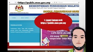 APDM  Panduan Kemaskini Maklumat untuk Ibu Bapa [upl. by Carline549]