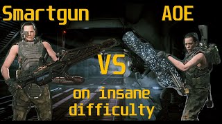 Aliens Fireteam Elite  11  Insane  Smartgun VS AOE Demo  Vote in coments before watching [upl. by Olocin]