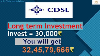 Central Depository Services India Ltd  Long term Investment  Fundamental and Technical Analysis [upl. by Ethan]