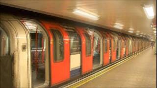 London Underground Trains at Mile End [upl. by Yentiw]