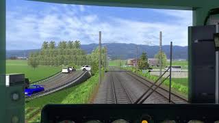 【RailSim】2倍速 115系でレイアウトを巡行 [upl. by Aleit662]