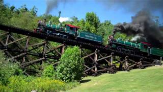 Tweetsie Railroad Railfan Weekend 2011 DoubleHeader [upl. by Seibold43]