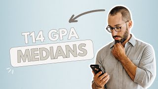 GPA Medians for T14 Law Schools [upl. by Grewitz]