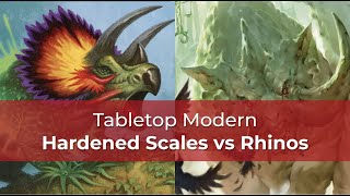 Hardened Scales vs Cascade Rhinos  LCI Modern  MTG [upl. by Maleen]