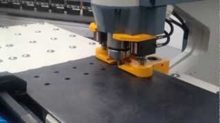 Heavy duty CNC Punching machine on Steelworker [upl. by Akirdnas]