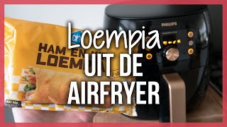 Loempia uit de Airfryer  1518 minuten  200 graden [upl. by Oigaib194]