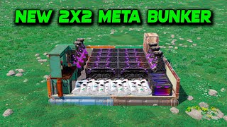 NEW 2X2 META BUNKER In Rust 2024 [upl. by Nej]