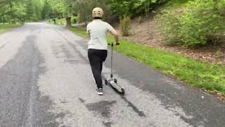 Micro Kickboard Original 20 scooter ride demonstration [upl. by Kirsti]