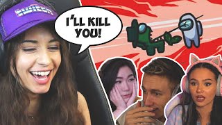 Anita Begs People To Stop Clipping Her Butt In Among Us  With Miniminter Sidemen Talia Mar Hafu [upl. by Persson]