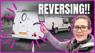 TRYING to REVERSE my Micro Caravan  Go Pod Reversing Practice [upl. by Cris]