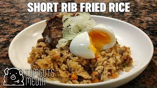 SUPER EASY FRIED RICE RECIPE Short Rib Fried Rice Tomguts Media [upl. by Slocum]