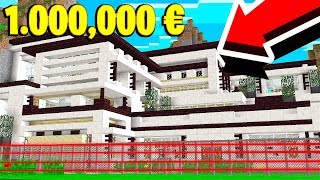 MA NOUVELLE MAISON À 1000000€ DANS MINECRAFT [upl. by Kahl]