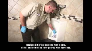 Nilodor Restroom Cleaning and Maintenance Procedures [upl. by Avevoneg]