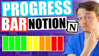 Notion Progress Bar step by step explanation [upl. by Guttery]