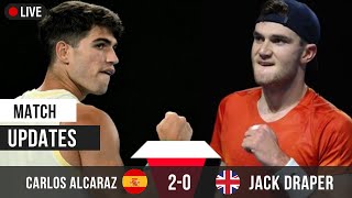 ATP LIVE CARLOS ALCARAZ VS JACK DRAPER ATP LONDON OPEN 2024 TENNIS PREVIEW STREAM [upl. by Pardo]