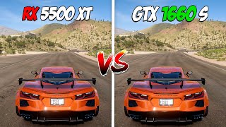 RX 5500 XT 8GB vs GTX 1660 Super 6GB  Test in 7 Games in 2024 [upl. by Eadahs]