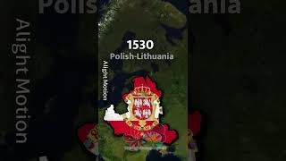 Evolution of Poland🇵🇱 country history geography world countrys map edit europe [upl. by Nosnorb]