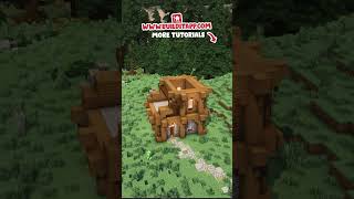 How to Build a Spruce Rustic House in Minecraft [upl. by Batista]