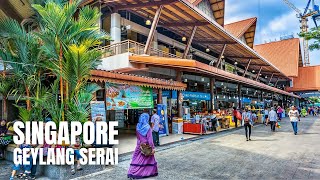 Geylang Serai Market Singapore Walking Tour【2020】 [upl. by Sondra]