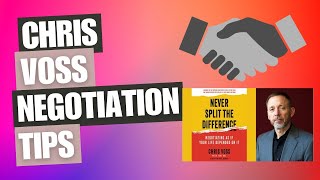 CHRIS VOSS NEGOTIATION TIPS [upl. by Darryn290]