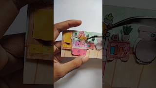 tutorial house book paper doll DIY papercraft shorts [upl. by Okun918]