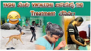 Yashu mata vintaledhu ani kukka tho treatment chesinam [upl. by Karyl799]