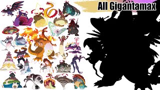 All 32 Gigantamax Pokémon Fusion  Drawing WORLD RECORDS  Max S [upl. by Aidnis]