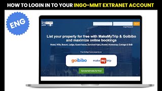 Logging in to your InGoMMT Extranet and Password Reset Tutorial [upl. by Bonny326]