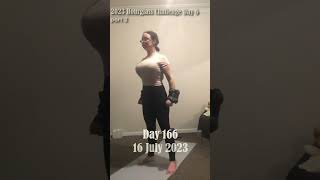 Day 166 Chloe Ting Transformation amp Weight Loss Challenge 2023 Motivation 💚 part 2 [upl. by Soneson]