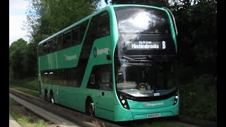 The Cambridge Guided busway A and B  Incl Timelapses from the front seats  Stagecoach [upl. by Namie]