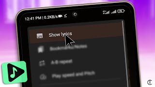 Add Lyrics to Your Music Using Musicolet on Android Tutorial [upl. by Hughett]