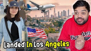 Left New York And Landed In Los Angeles 😍🇺🇸  United Sates Of America Mein Hollywood Ka Shahar 😱 [upl. by Attenauq]