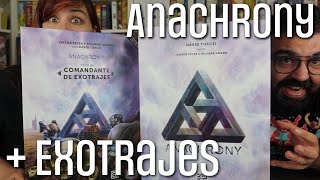 Anachrony y expansión de Exotrajes  ¿Funciona a dos  Breva Reseña 18  Maldito Games [upl. by Aikenahs424]