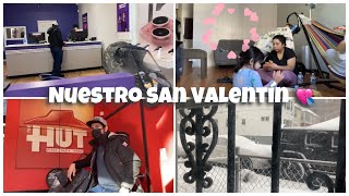 CAYÓ MUCHA NIEVE ❄️  ASÍ PASAMOS SAN VALENTÍN 💝  SE ME VENCIÓ EL PROGRAMA [upl. by Bevash]