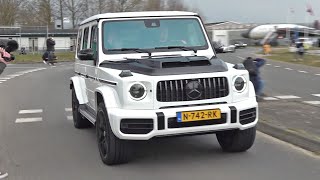 MercedesAMG G63 with Akrapovic Exhaust  Accelerations amp Engine Sounds [upl. by Kantos]