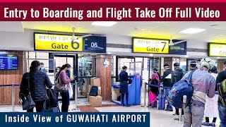 Guwahati Airport  How to travel first time in flight  Airport Entry to Flight Take Off [upl. by Lira]