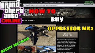 How to buy oppressor Mk2 In Gta Online In Hindi Gta Rage  Sahi Tarika Oppressor buy karne ka [upl. by Ahsiner]