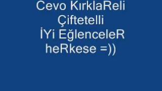 Kırklareli Çiftetelli Cevo [upl. by Bellanca414]