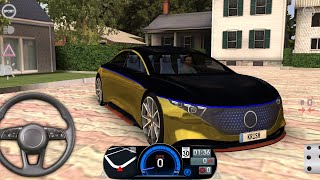 driving school sim game play videoMercedes EV car Android iOScar game [upl. by Norine]