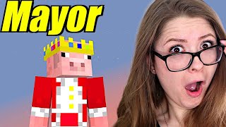 Normies React To Techno Became the Mayor of Skyblock [upl. by Yecam]