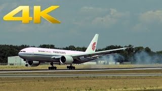 Windy CargoJet landings at Frankfurt Airport  AeroLogic Air China DHL  18072015 [upl. by Semela]