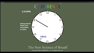 COHERENCE Clock Series 525 Breaths Per Minute [upl. by Barnabe545]