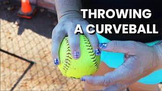 HOW TO THROW A CURVE BALL SOFTBALL PITCHING DRILL [upl. by Mord]