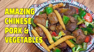 Stir Fried Garlic Pork amp Vegetables  Easy Chinese Recipes at Home  Youtube [upl. by Bouzoun635]